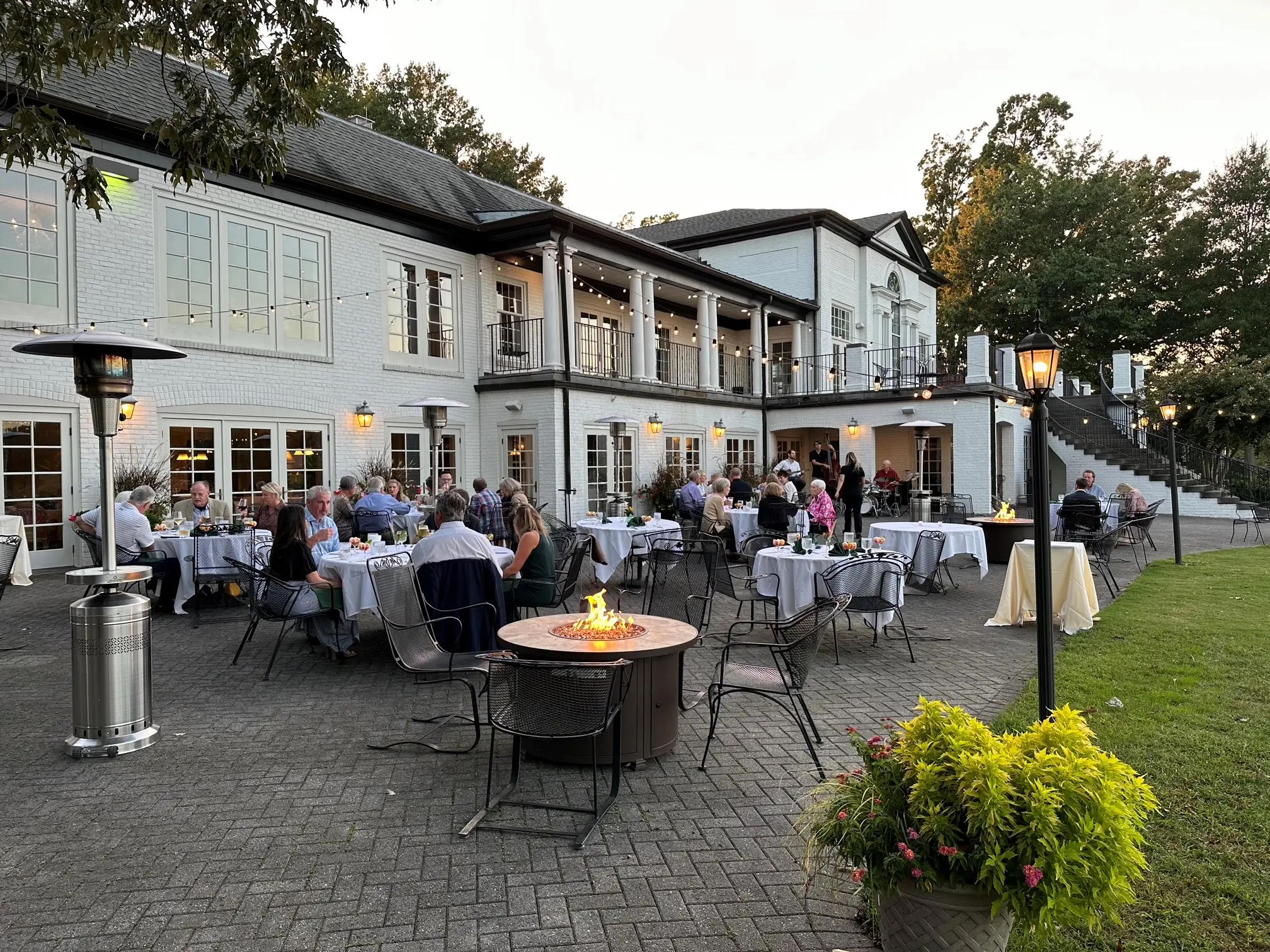 Elegant private dining event at Danville Golf Club with guests enjoying a special celebration