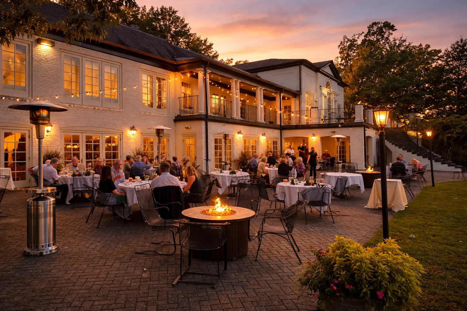19th Hole Patio area at Danville Golf Club